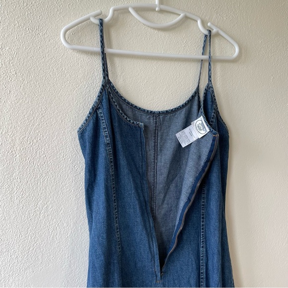 LAURA ASHLEY Maxi Denim Vintage Strappy dress - Picture 5 of 8